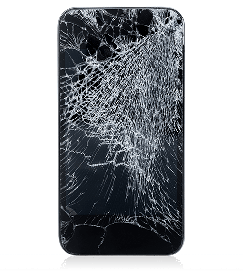 Broken iPhone with Bad LCD