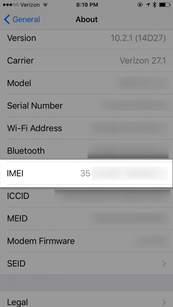 electronic serial number lookup