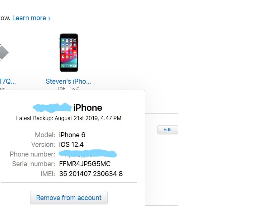 find apple id with imei number