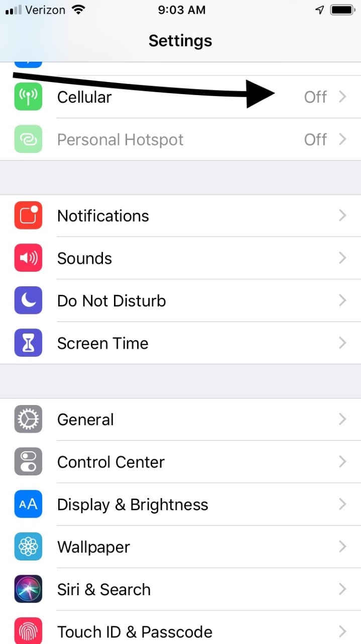 iPhone Cellular Data Not Working? Here's the Fix