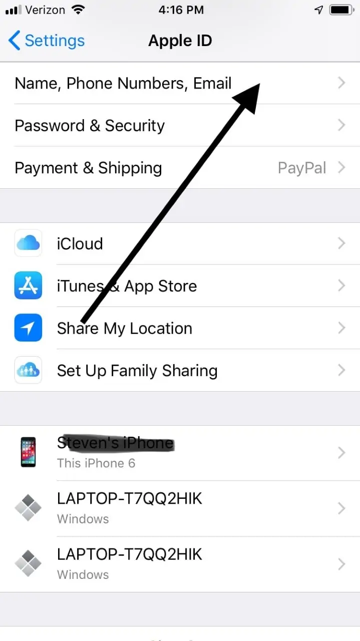 Changing the Apple ID on Your iPhone