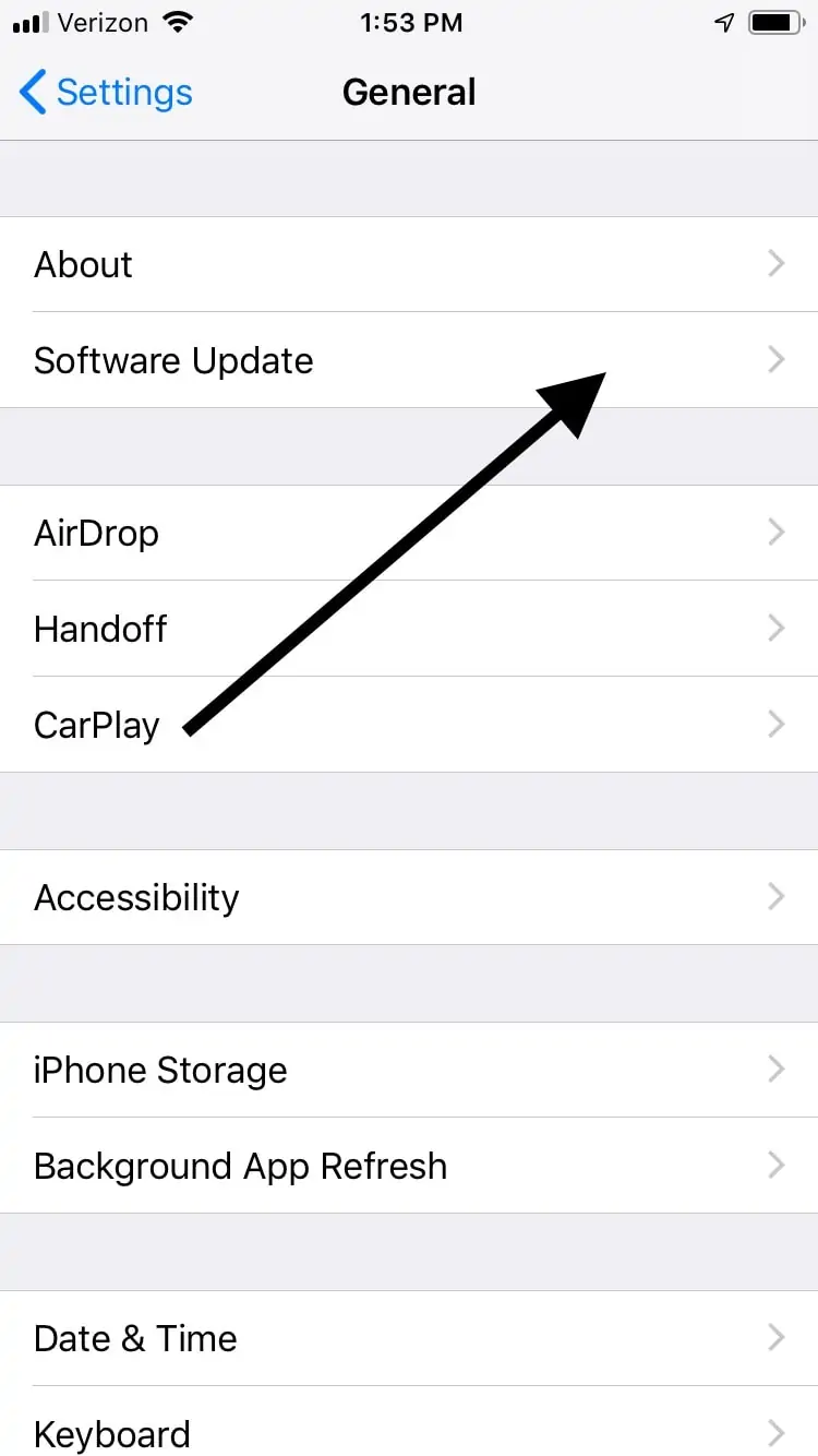 iPhone Software Update