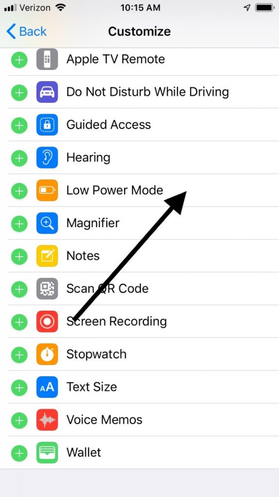 what does yellow battery life mean on iphone