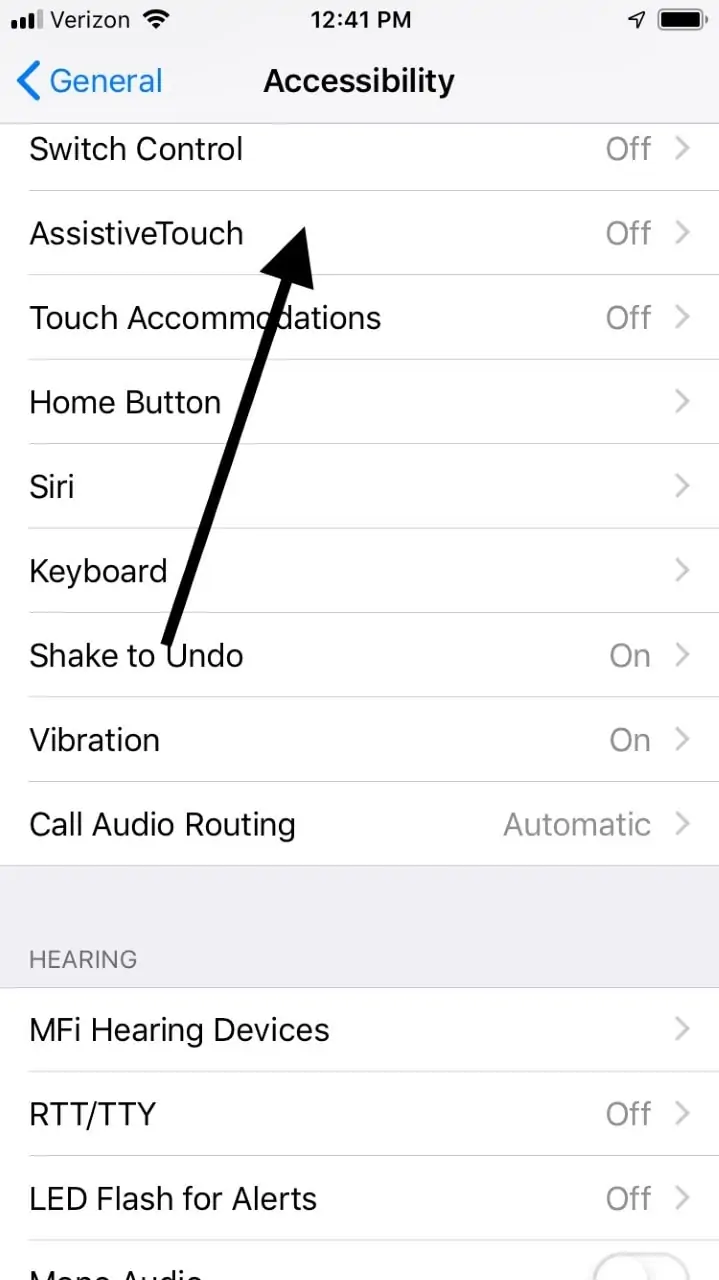 iPhone Assistive Touch