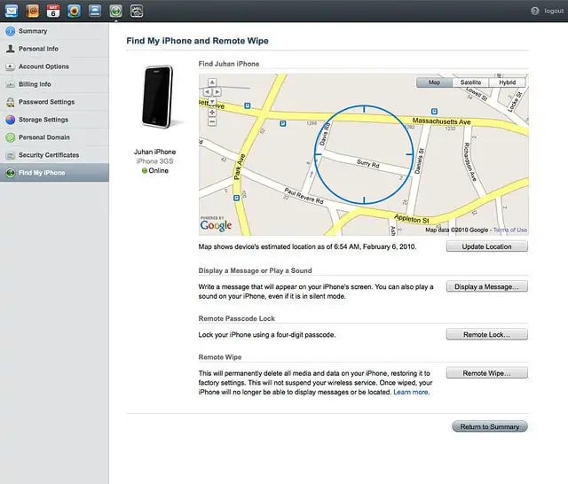 Find My iPhone Lost Mode