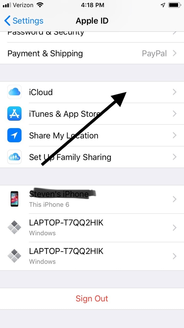 iphone recovery key