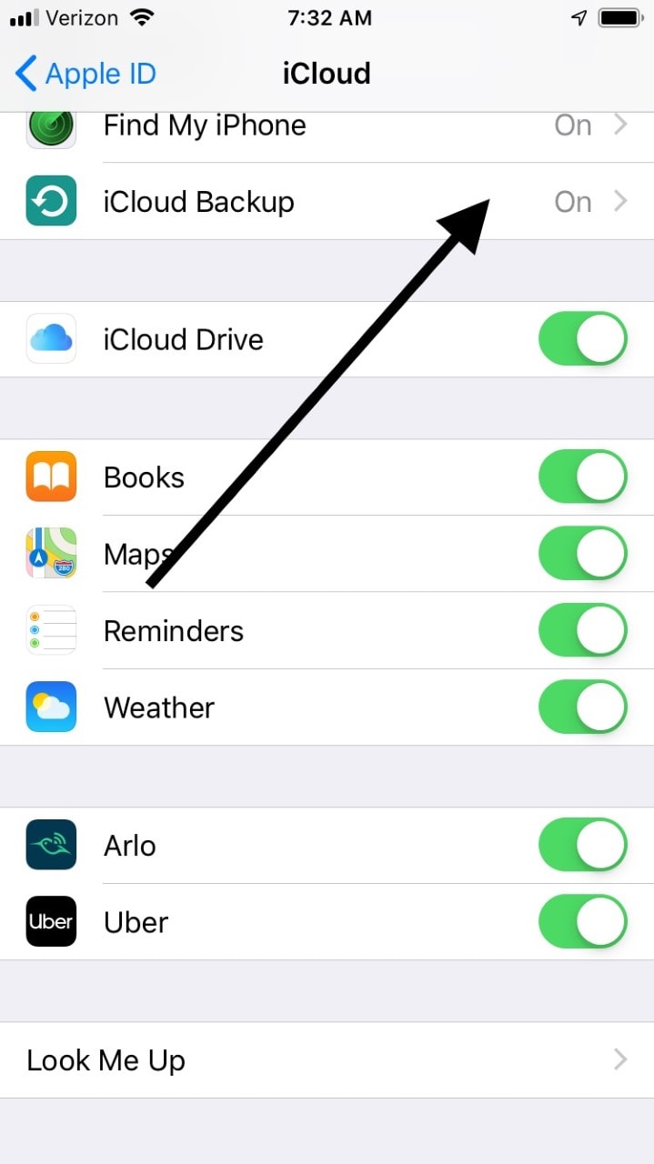 Use iCloud Backup to Back Up Your iPhone 