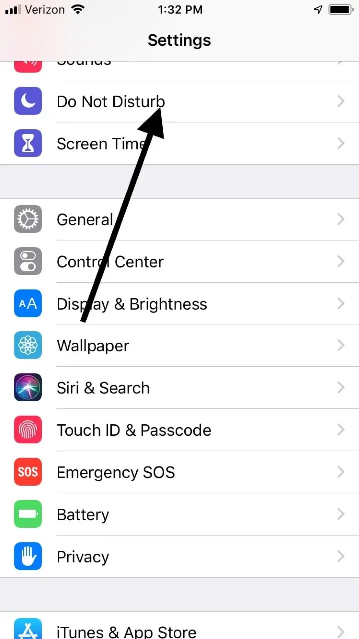 iPhone Do Not Disturb