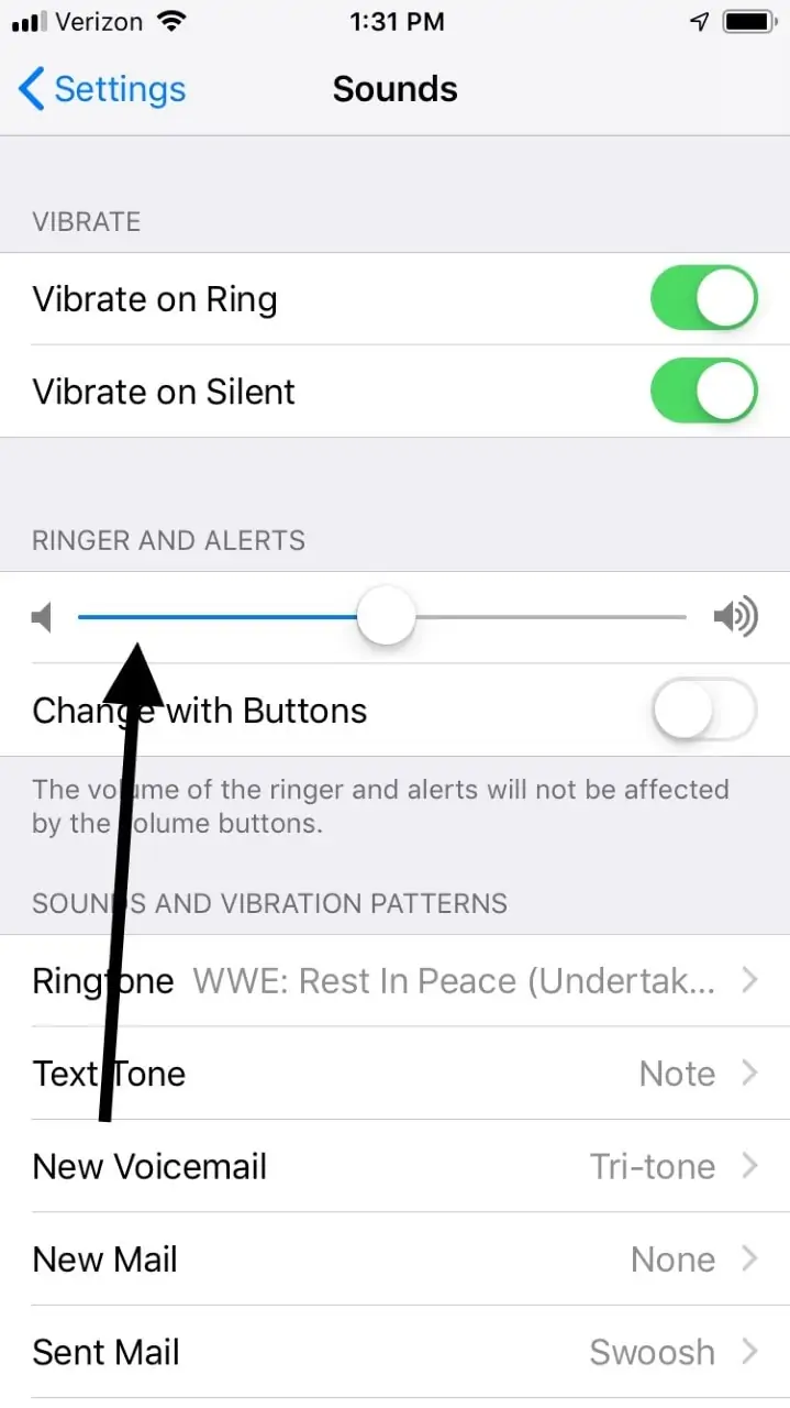 iPhone Volume Adjustment