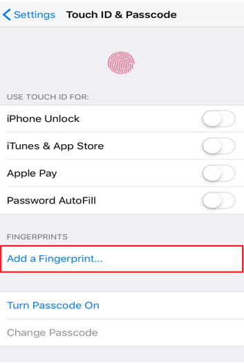 Add New Fingerprint