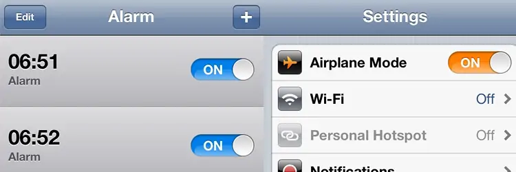 Airplane Mode for Cellular Update Failure