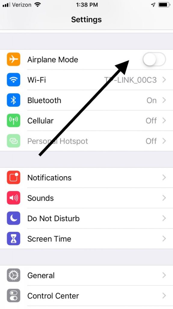 Airplane Mode for iPhone Charging