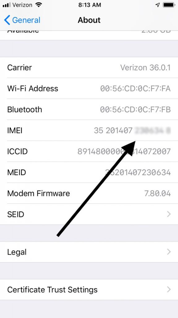 unlock imei iphone xr