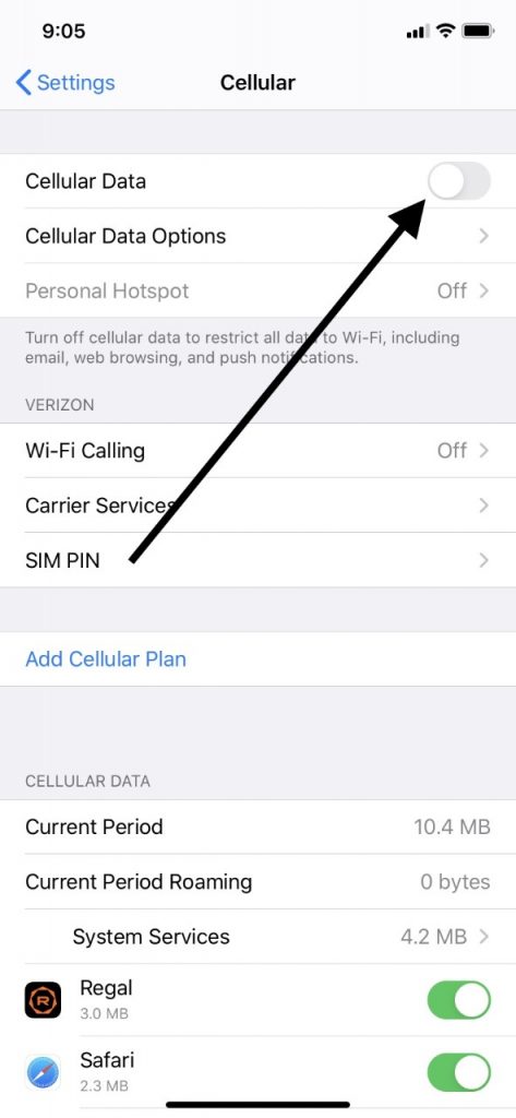 Check Cellular for Facetime Waiting for Activation