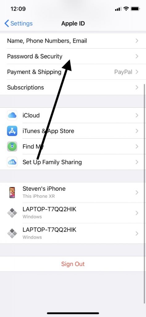 Remove iCloud Lock by Changing Password