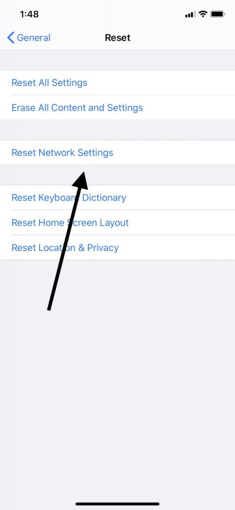  Reset Network Settings for No iPad Sound
