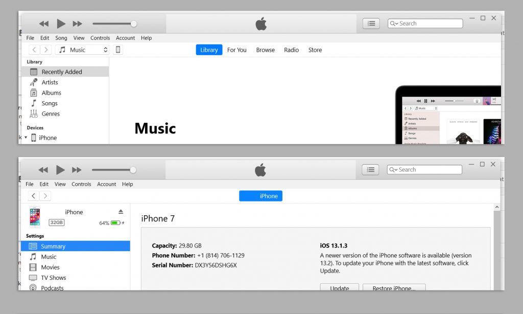 Backup Your iPhone to iTunes