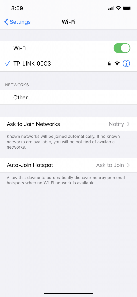 Check Wi-Fi if iCloud Backup Failed 