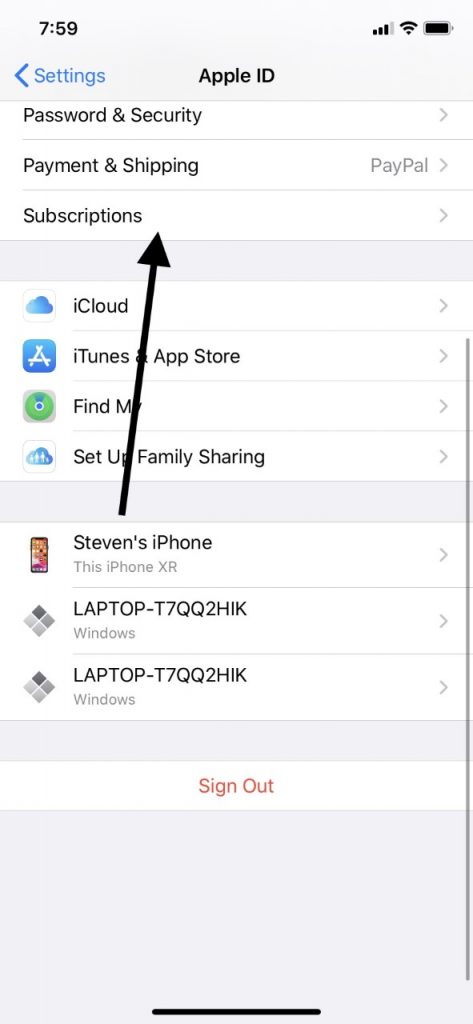 Subscriptions on Your iPhone to Cancel Apple Music