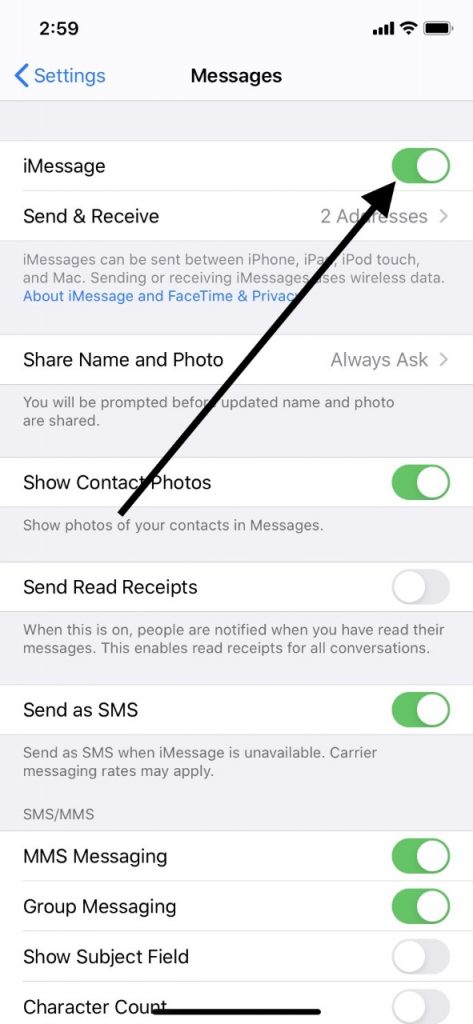 imessage download messages