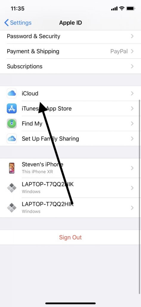 iCloud Backup to Transfer iPhone Data