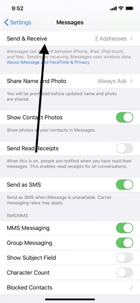 mac imessage not sending or receiving