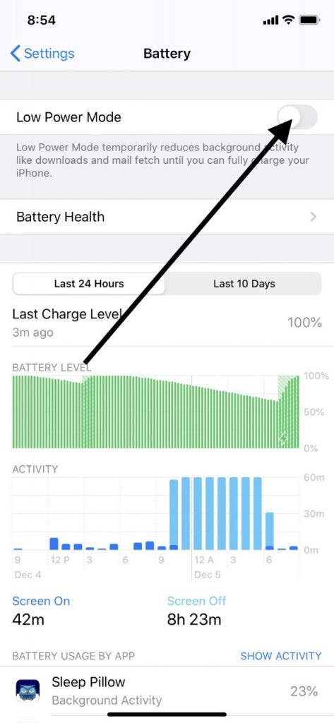 Low Power Mode for Hey Siri Not Working