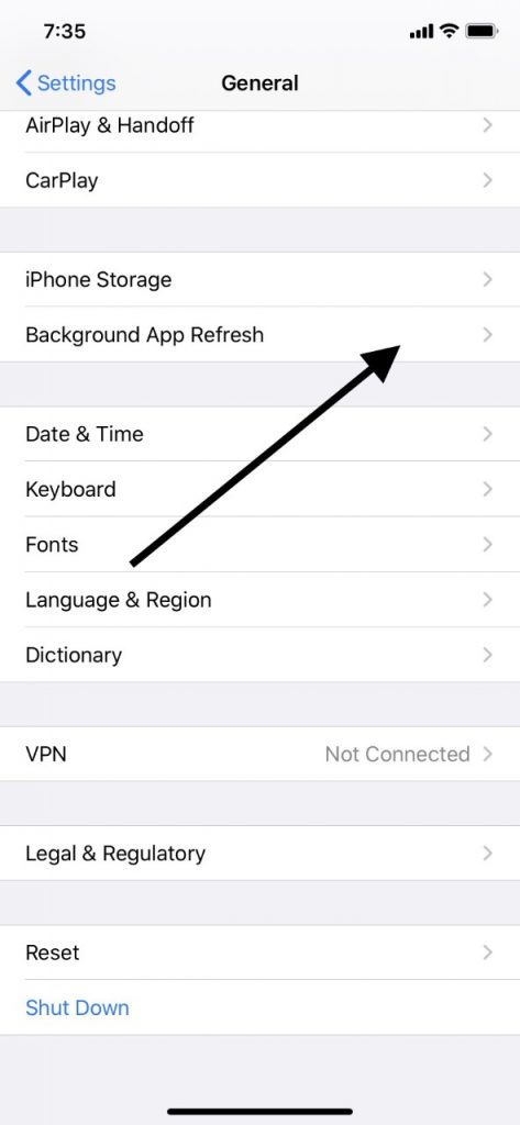 iPhone Overheating - Make Sure iPhone Background App Refresh is Off