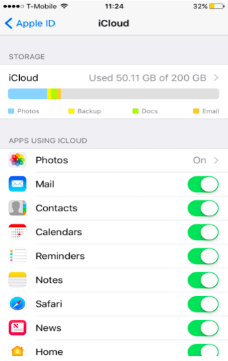 iCloud Storage