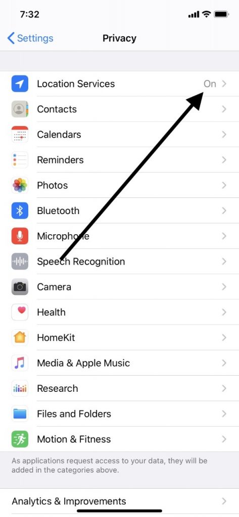 iPhone Overheating - Turn Off Your iPhone Location Services