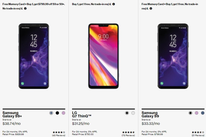 Verizon Buy One Get One Deals