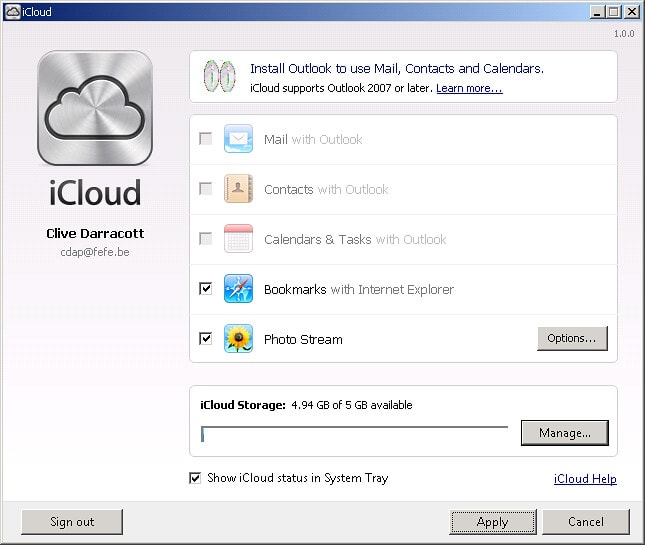 icloud drive local storage