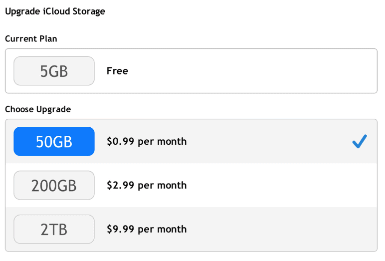 icloud pricing photos