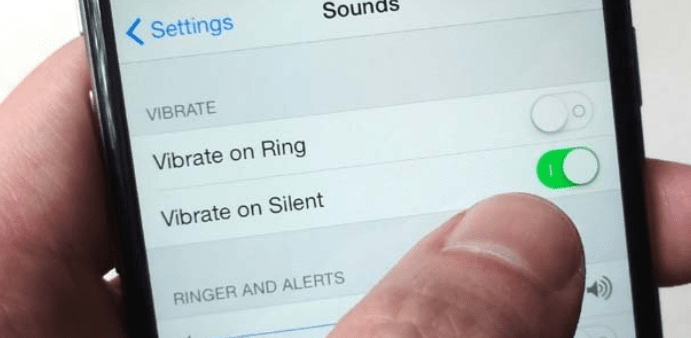 iPhone sound settings