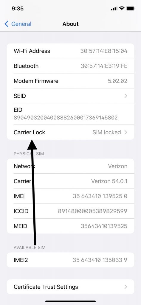 Carrier Lock
